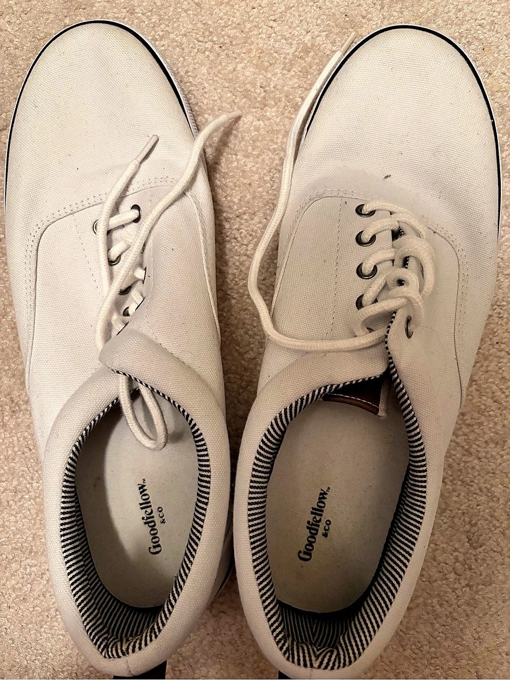 Goodfellow & Co Men's Brady Sneakers White US 12
